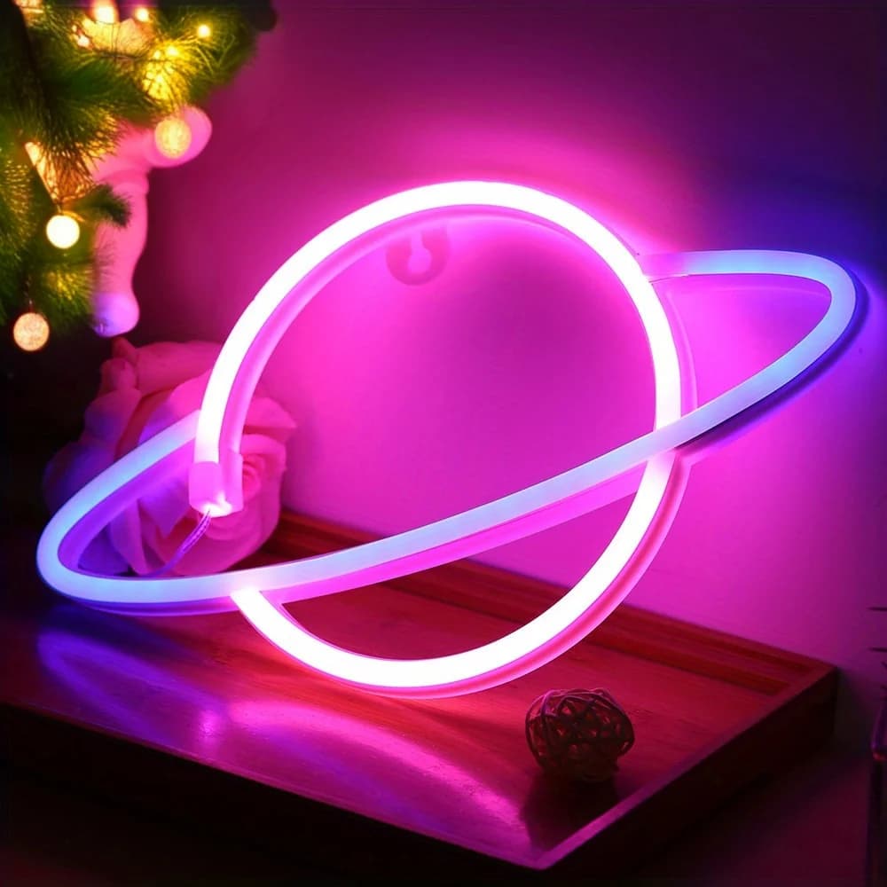 Neónový nápis Blesk, USB/batériové LED nástenné svetlo