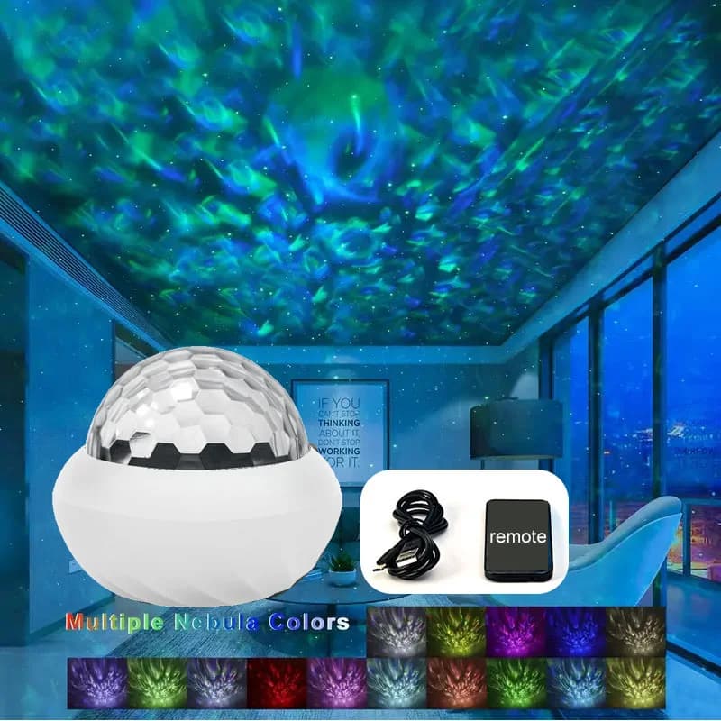 RGB projektor nočného svetla s diaľkovým ovládaním
